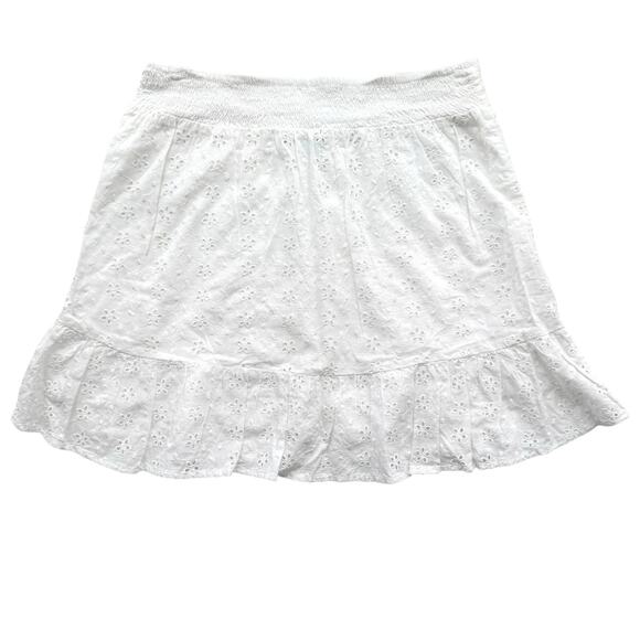Kendall & Kylie Eyelet Floral Mini Skirt Women’s Size Small Coquette - Picture 2 of 6